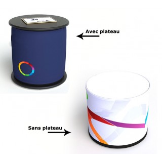 Table basse gonflable, mobilier personnalisable Table basse gonflable, mobilier personnalisable