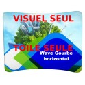 Visuel seul Formulate courbe horizontal